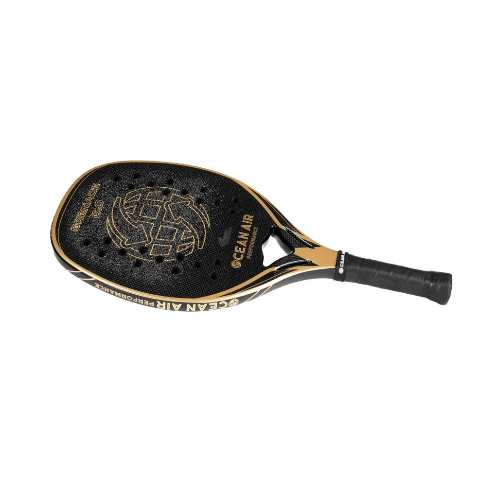 A Ocean Air 2024 GRENADE 6.0 Beach Tennis Racket with Glipper,
shop Ocean Air at "iamracketsports.com", Miami shop.
