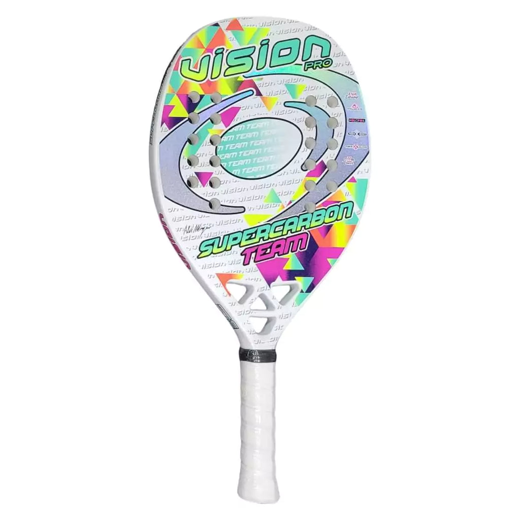 Raquete de Beach Tennis Vision Super Carbon 2023 Raquete de Beach Tennis Vision Super Carbon 2023