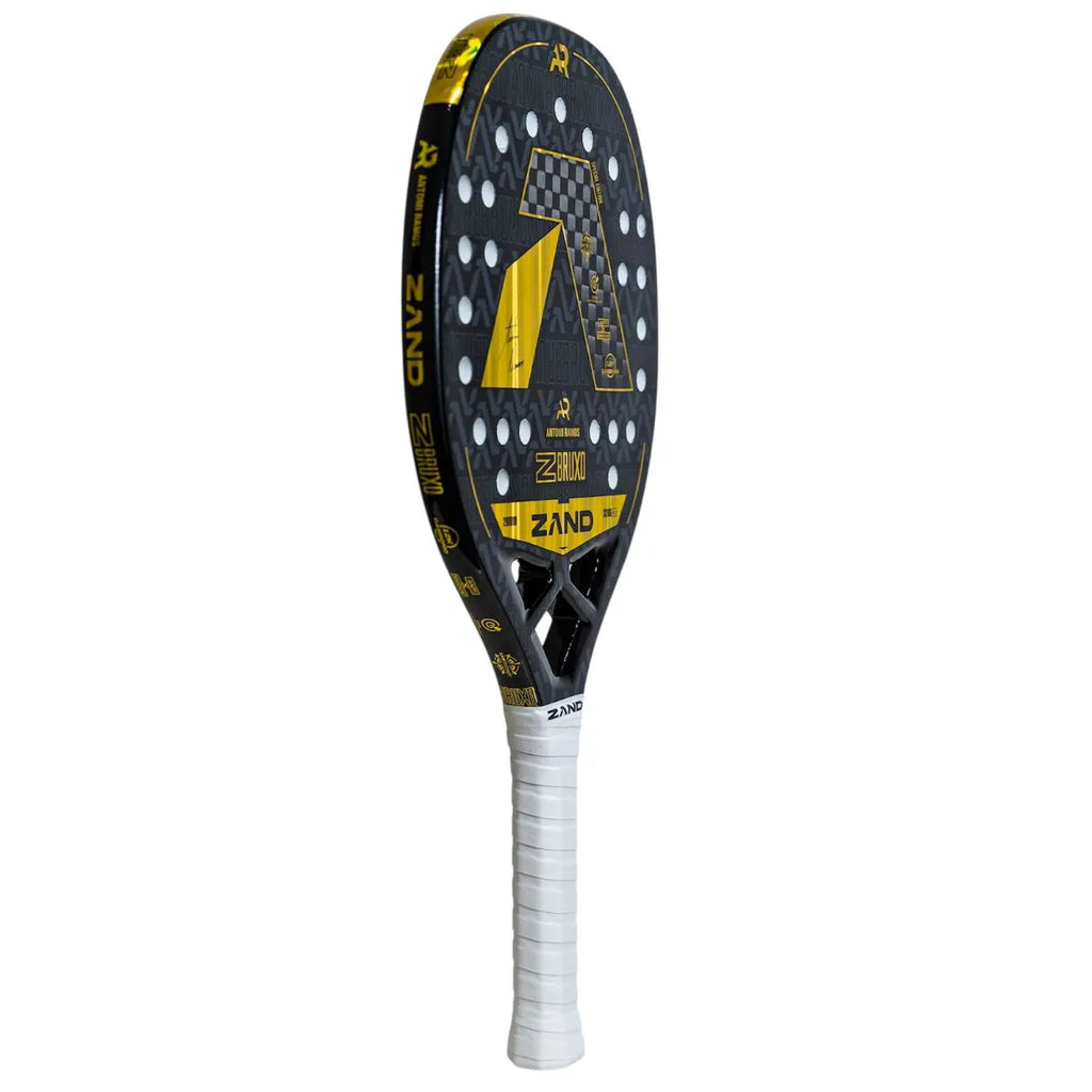 A Zand Z WIZARD/BRUXO ANTOMI RAMOS Special Edition 2025 Beach Tennis Racket, available from 
IamBeachTennis.com, online and in-store, Miami USA.