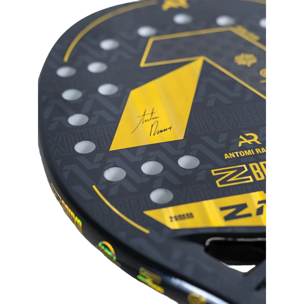 A Zand Z WIZARD/BRUXO ANTOMI RAMOS Special Edition 2025 Beach Tennis Racket, available from 
IamBeachTennis.com, online and in-store, Miami USA.