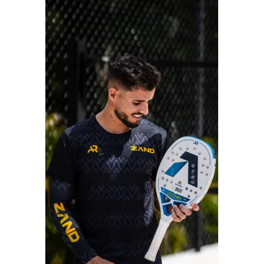 A Black Zand Z WIZARD/BRUXO Sleeve. Shop Zand Beach Tennis at iamBeachTennis.com.