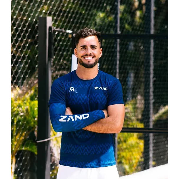A Blue Zand Z WIZARD/BRUXO Sleeve. Shop Zand Beach Tennis at iamBeachTennis.com.