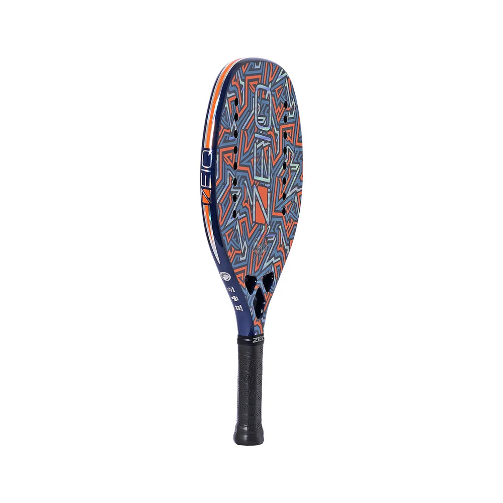 A Zeiq João Wiesinger SNAKE Beach Tennis Racket,
available from iamRacketSports.com.