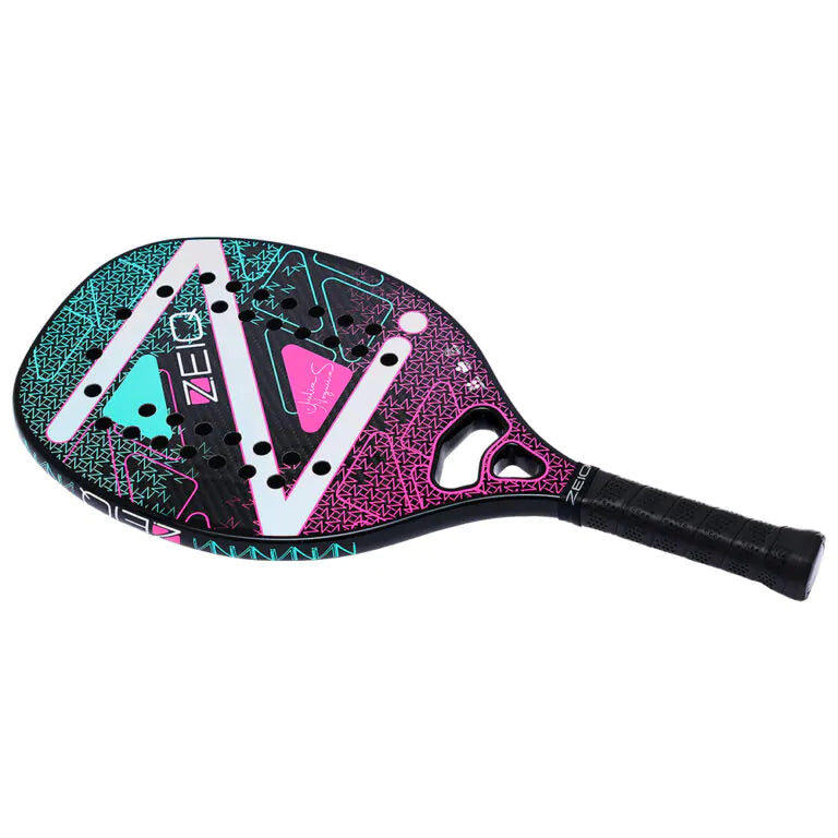 A Zeiq Julia Nogueira ADVANCED Beach Tennis Racket,
available from iamRacketSports.com.