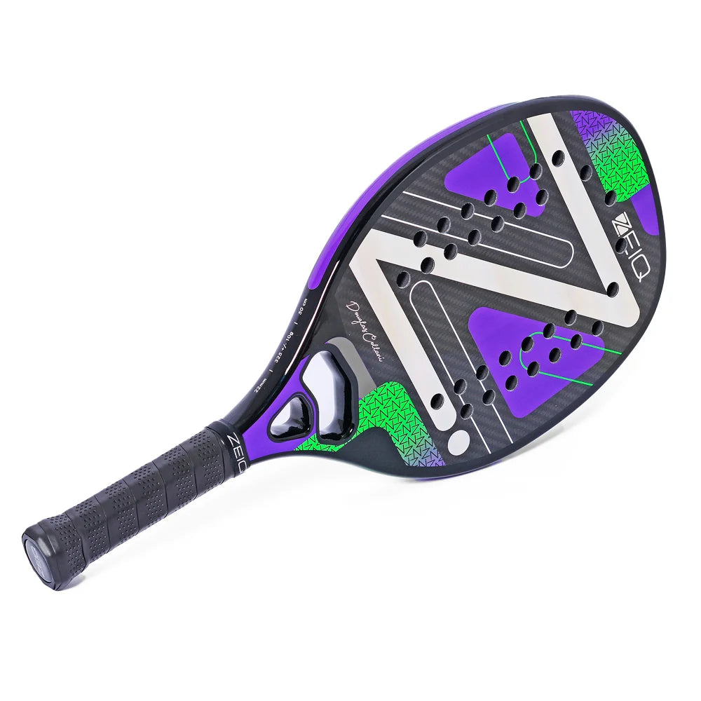 A Zeiq Douglas Collani VIOLET PRO Beach Tennis Racket,
available from iamRacketSports.com.