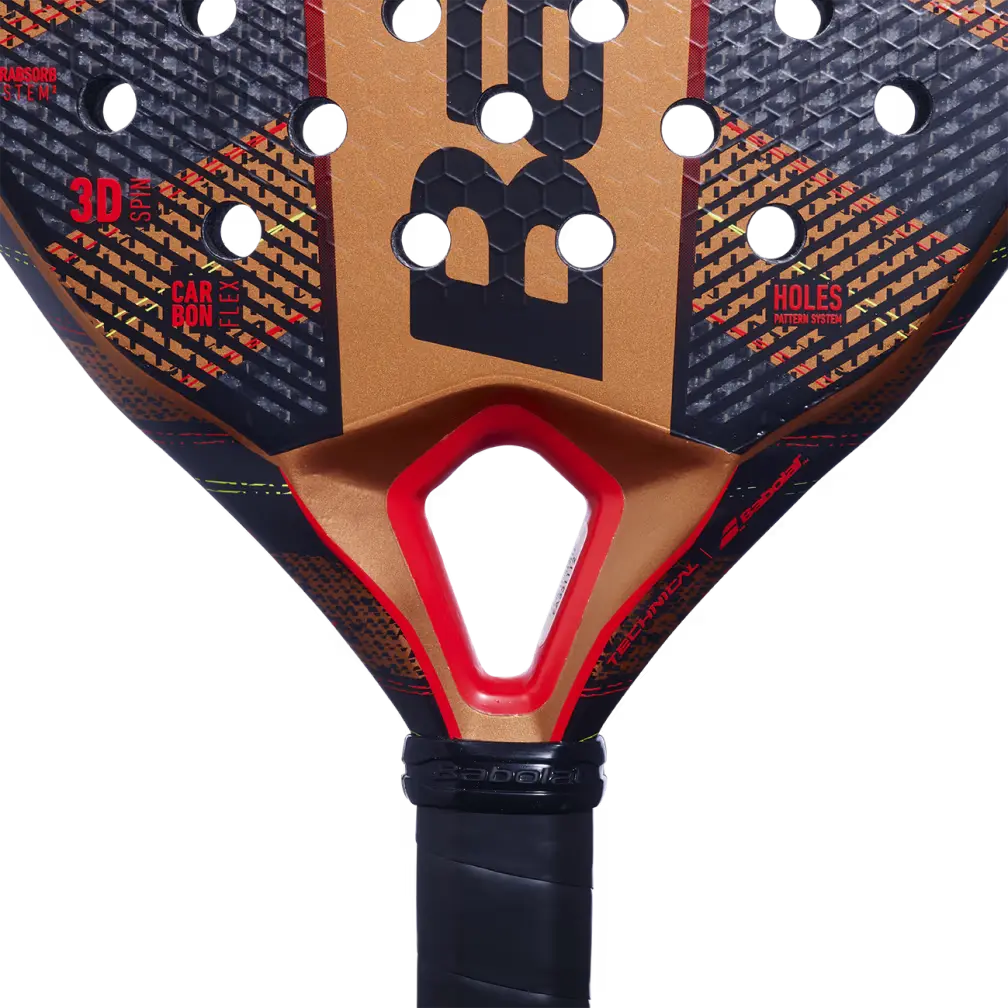 The heart of a
Babolat TECHNICAL VERON 2024 Juan Lebron Padel Racket,
available online and instore iamracketsports.com.