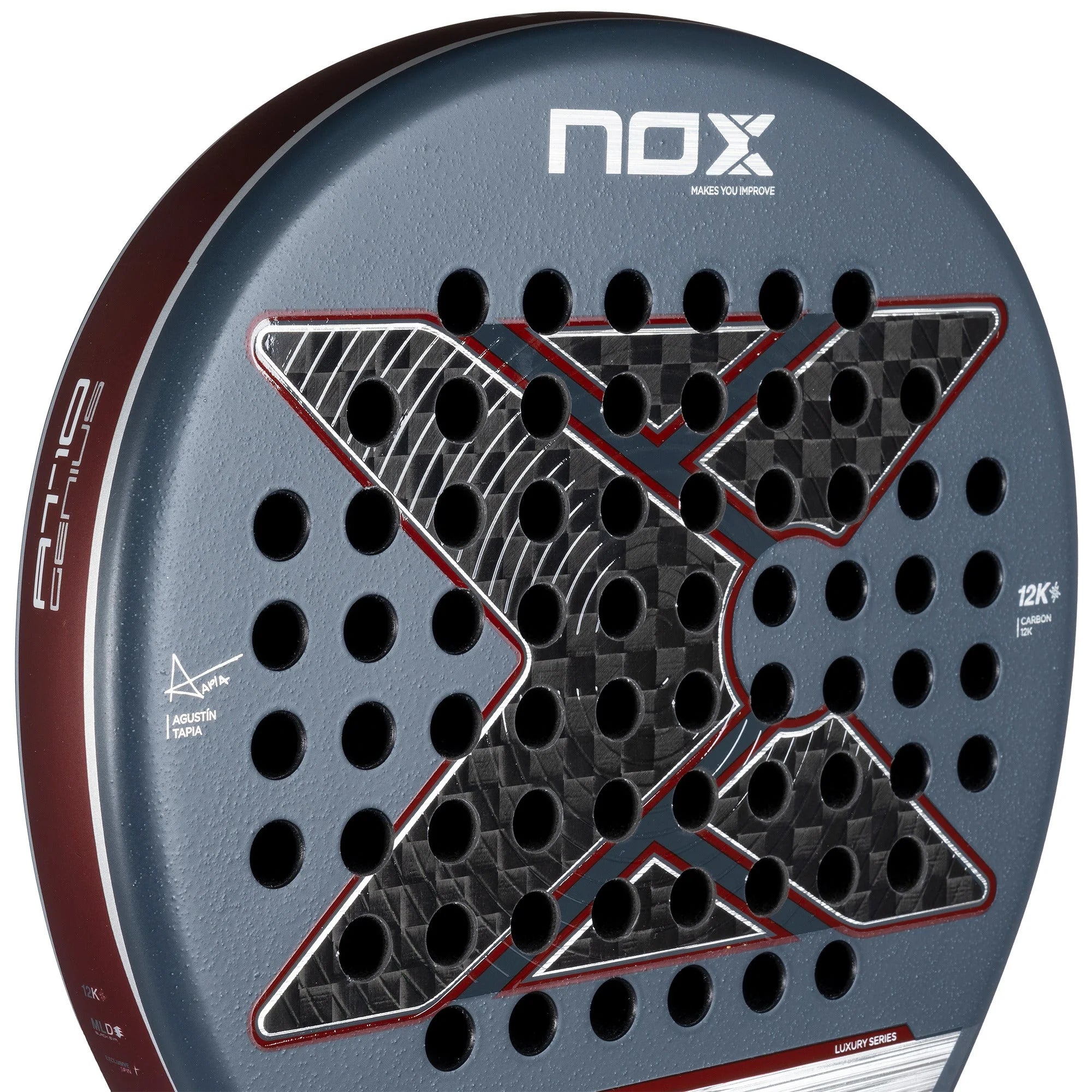 Nox Luxury Series AT10 GENIUS 12K 2025 Agustín Tapia Padel Racket