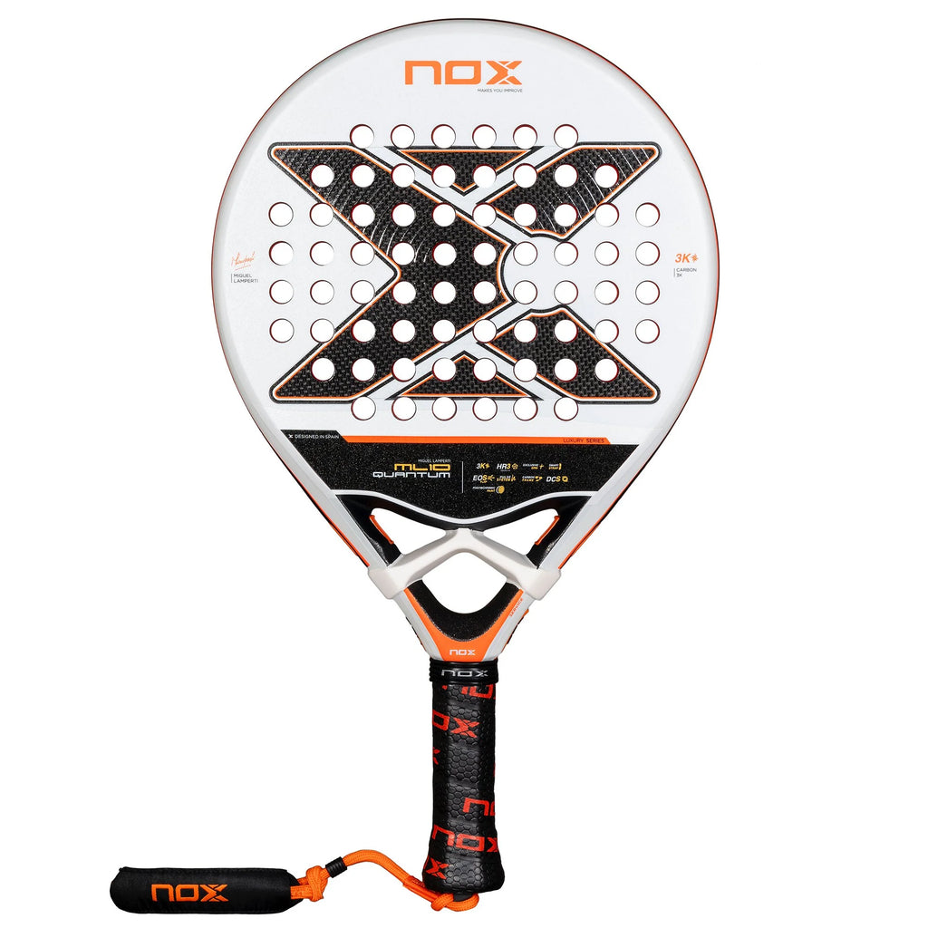 A Series ML10 QUANTUM 3K 2025 MIGUEL LAMPERTI Padel Racket.
Shop Nox at iamRacketSports.com, Miami Store.