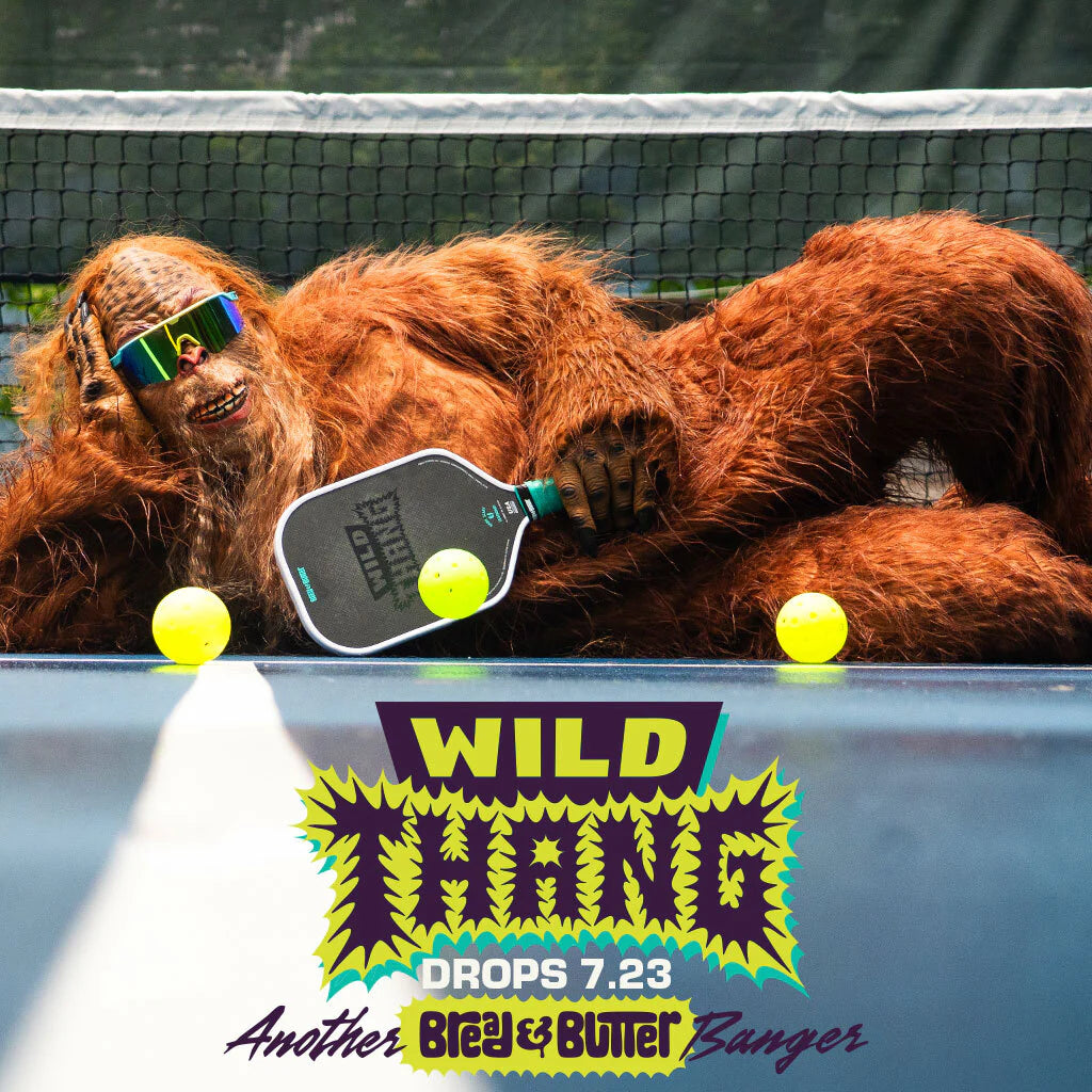 A Bread & Butter THE WILD THANG 16mm Pickleball Paddle, available from iamRacketSports.com, online and in store, Miami USA.