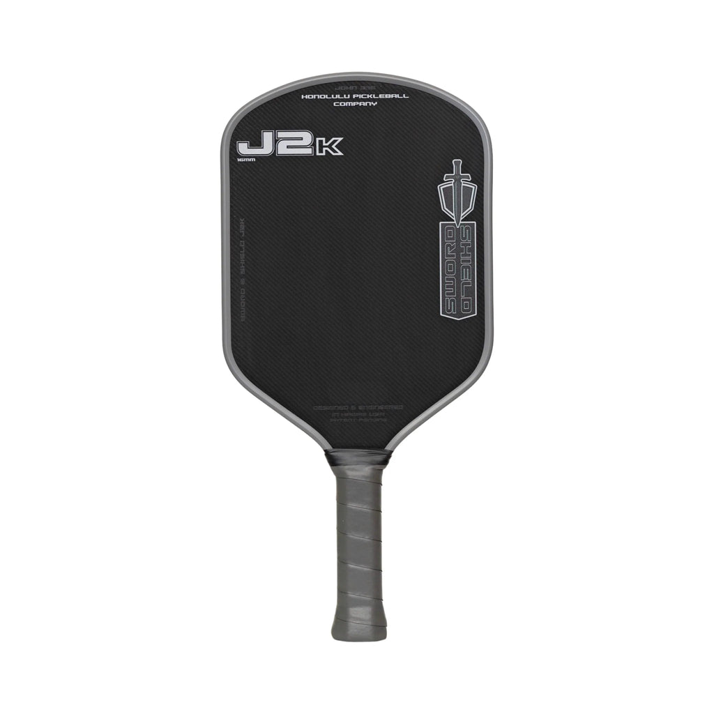 A Honolulu SWORD & SHIELD J2K  Pickleball Paddle, available from iamPickleball.store.