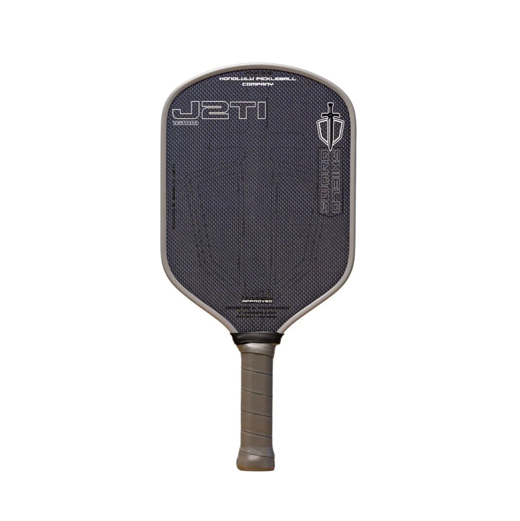 A Honolulu SWORD & SHIELD J2TI  Pickleball Paddle, available from iamPickleball.store.