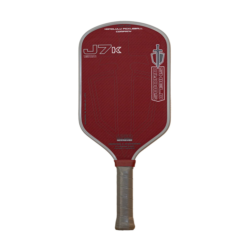 A Honolulu SWORD & SHIELD J7K  Pickleball Paddle,
available from iamPickleball.store.
