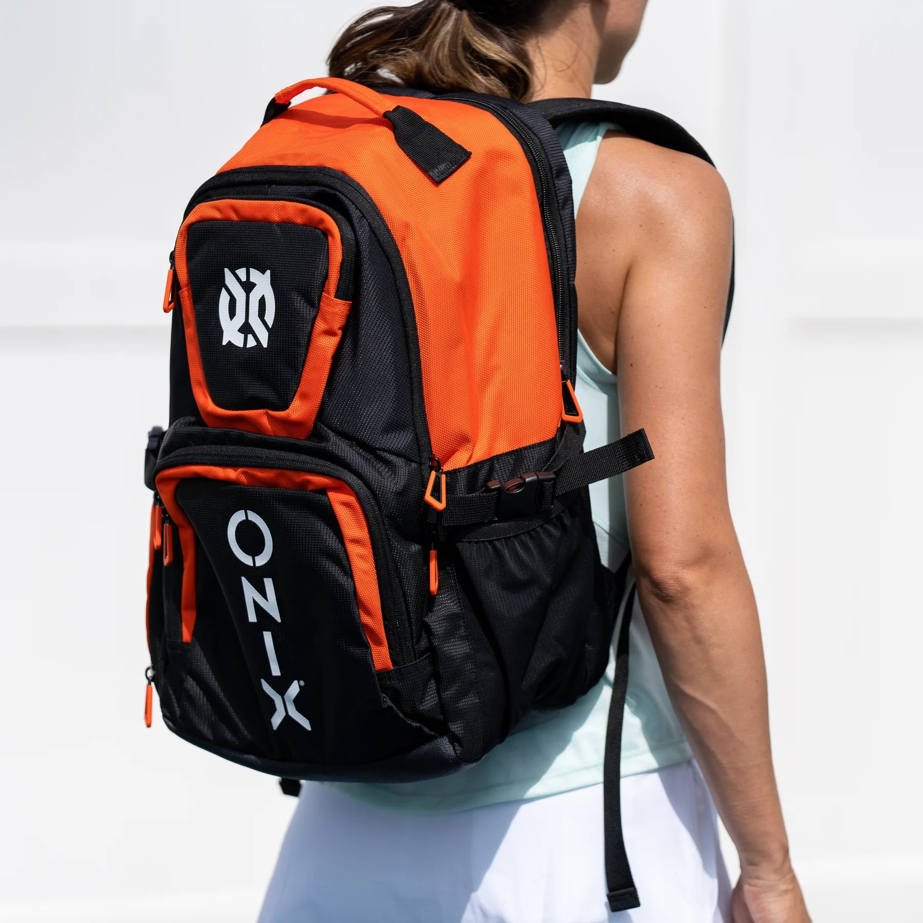 2way リュック(M)　ヌビキルト　ブラック×オレンジ　ハンドメイド Onix Pickleball PRO TEAM Backpack Orange – iamBeachTennis