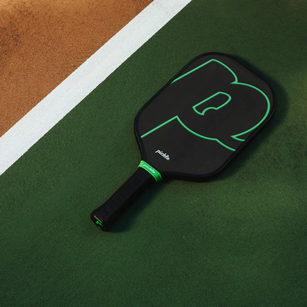 A Pickle Brand BOLD JUICE Thermoformed, Toray T700 Raw Carbon Fiber Pickleball Paddle. purchase at iamRacketSports.com online store.