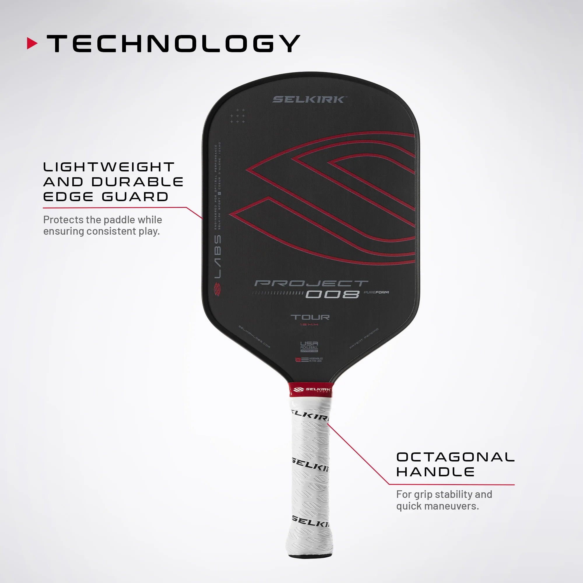 Selkirk LABS Project 008 Tour 13mm Pickleball Paddle – iamBeachTennis