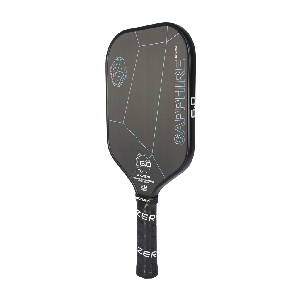 A Six Zero SAPPHIRE 2024 PickleBall Paddle,
shop at "iamracketsports.com", Miami shop.
