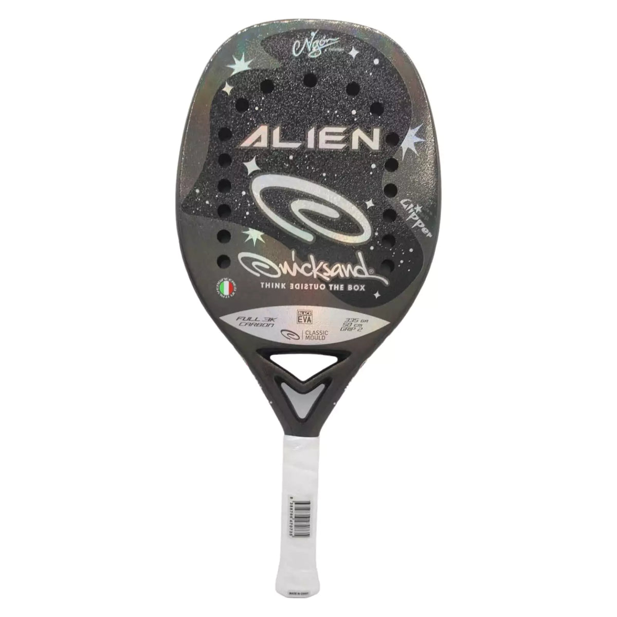 Quicksand Alien 2024 Beach Tennis Paddle, Racket, Racquet with Glipper ...