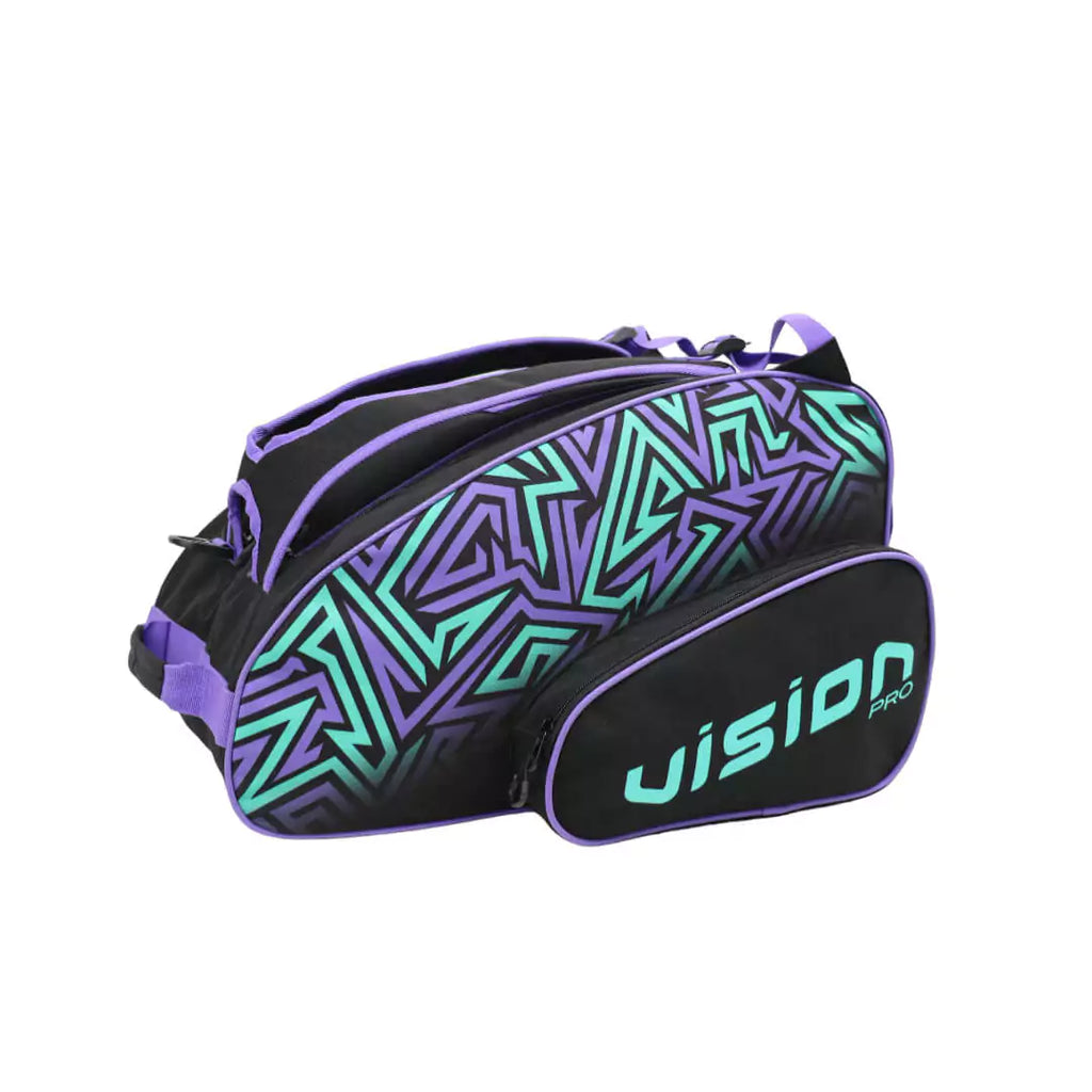 Shop Bags and Backpacks at iamBeachTennis - Vision TEAM LUDWIG Backpack for Beach Tennis, Padel and Pickleball. Left side and Front of bag.