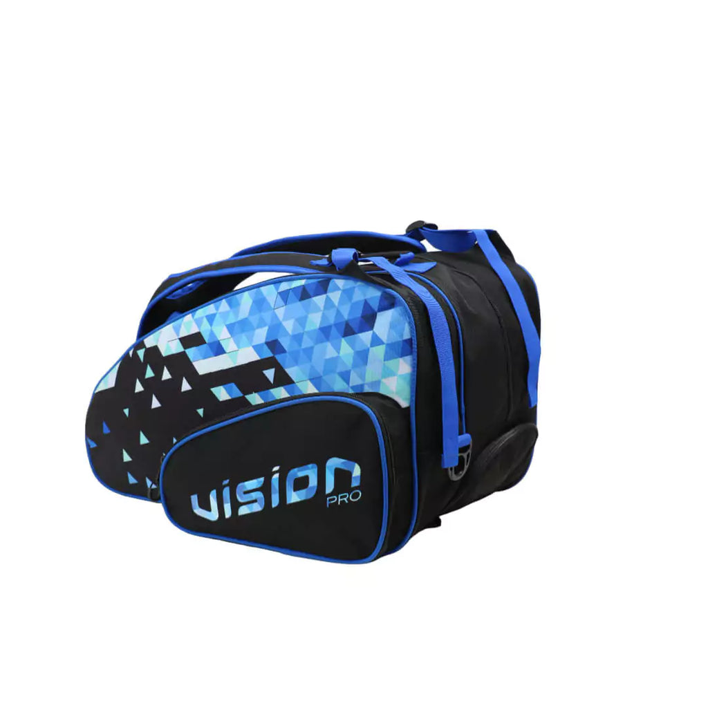 Shop Bags and Backpacks at iamBeachTennis - Vision TEAM NIXCO Backpack for Beach Tennis, Padel and Pickleball. Left side and bottom of bag.