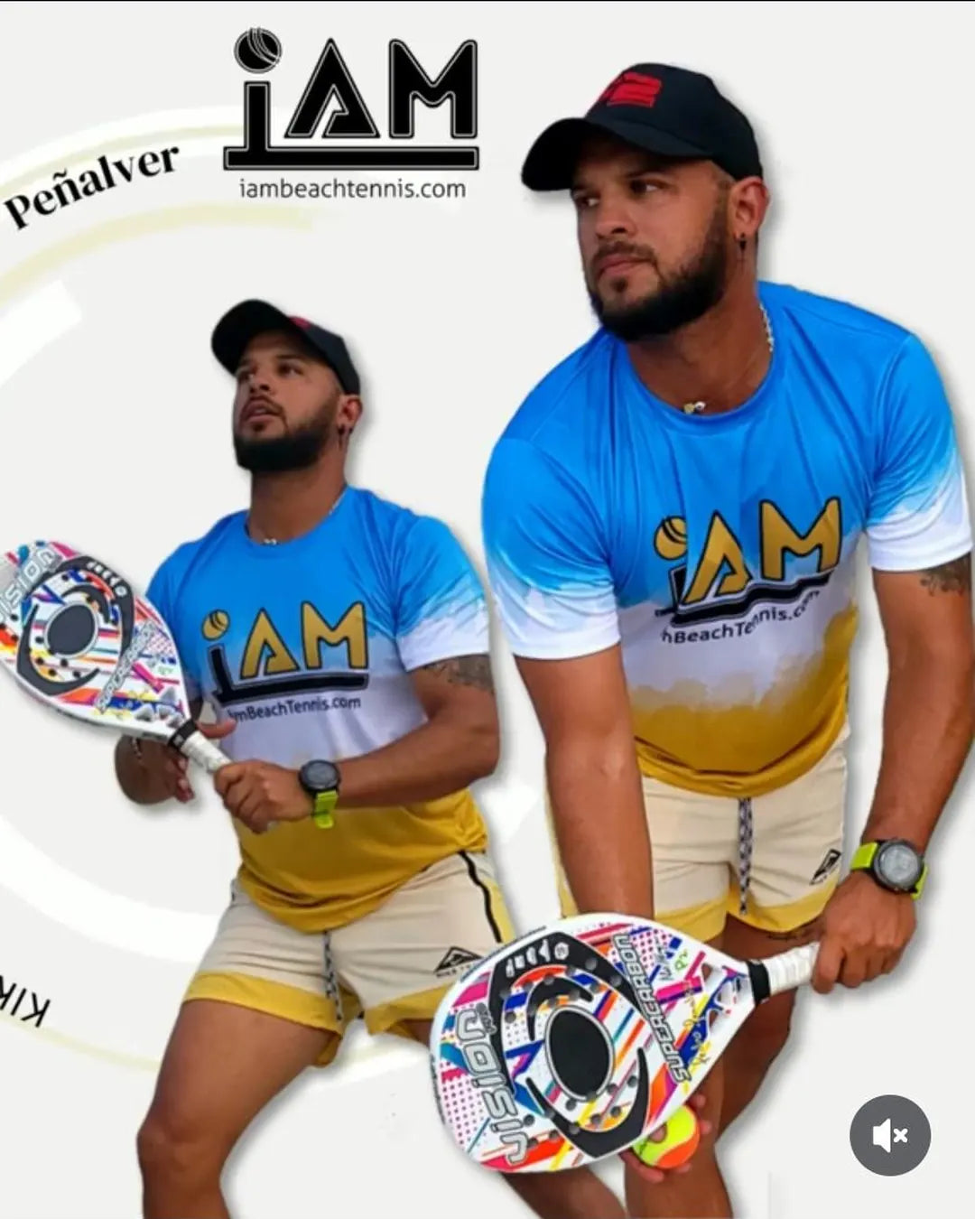 Pedro Peñalver, beach tennis athlete featured by iamBeachTennis