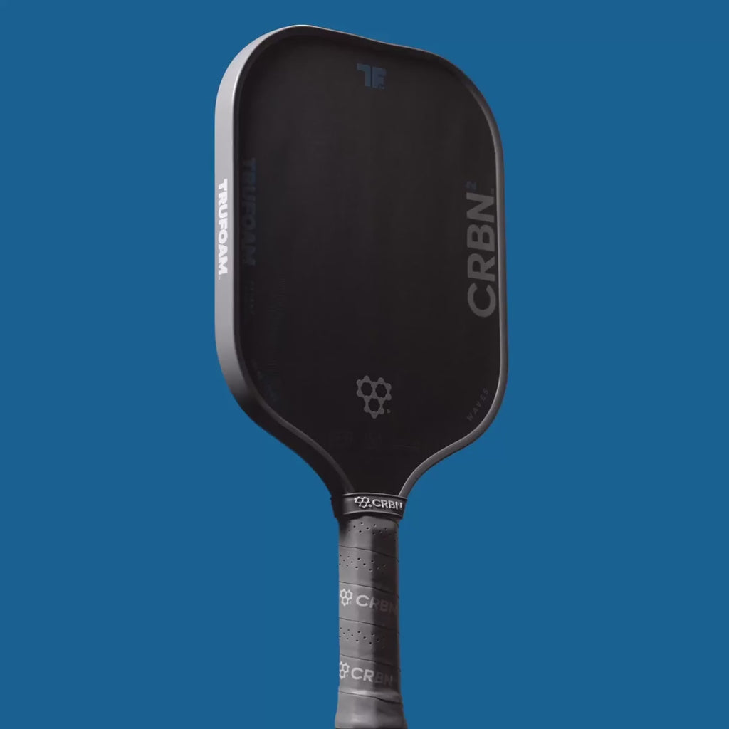 A video of the CRBN² TruFoam WAVES SQUARE Pickleball Paddle,
available from IamRacketsports.com, online and in-store, Miami USA.