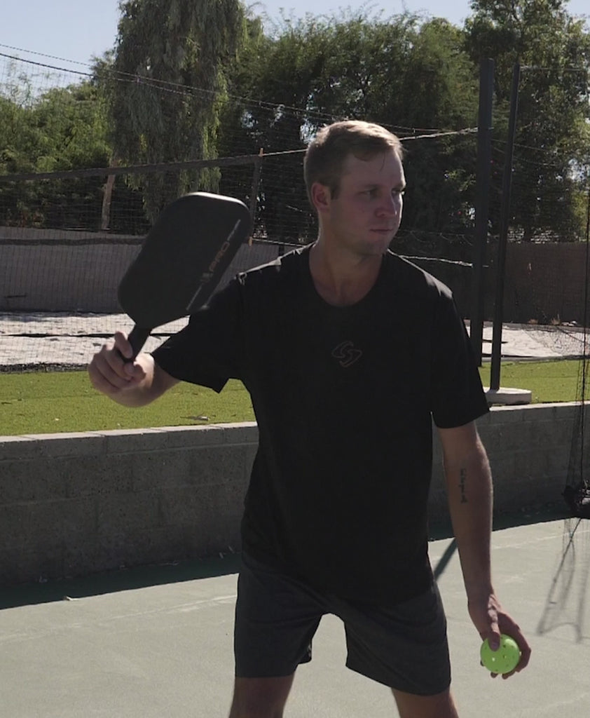 SPORT: PICKLEBALL. Pickleball paddles from "iamPickleball.store" boutique Depot Store. Promotional video of male player using the GearBox Sports PRO POWER ELONGATED Pickleball Paddle.