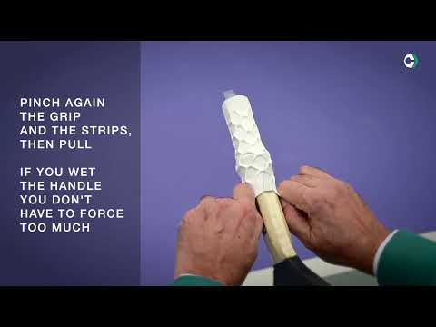 A instruction video for the  Hesacore Pickleball TOUR GRIP W, purchase Hesacore at iamRacketSports.com, shop.