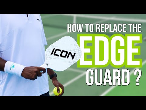 iamPickleball online store "iamPickleball.store". Promotion video of replacing the edge guard on the  Extended length Diadem Sports ICON V2 XL 2023 Professional Pickleball Paddle.