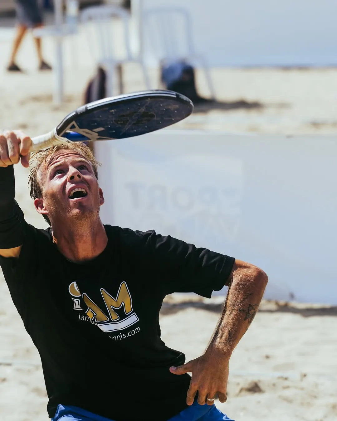Randy Van den Heuvel, beach tennis player with iamBeachTennis