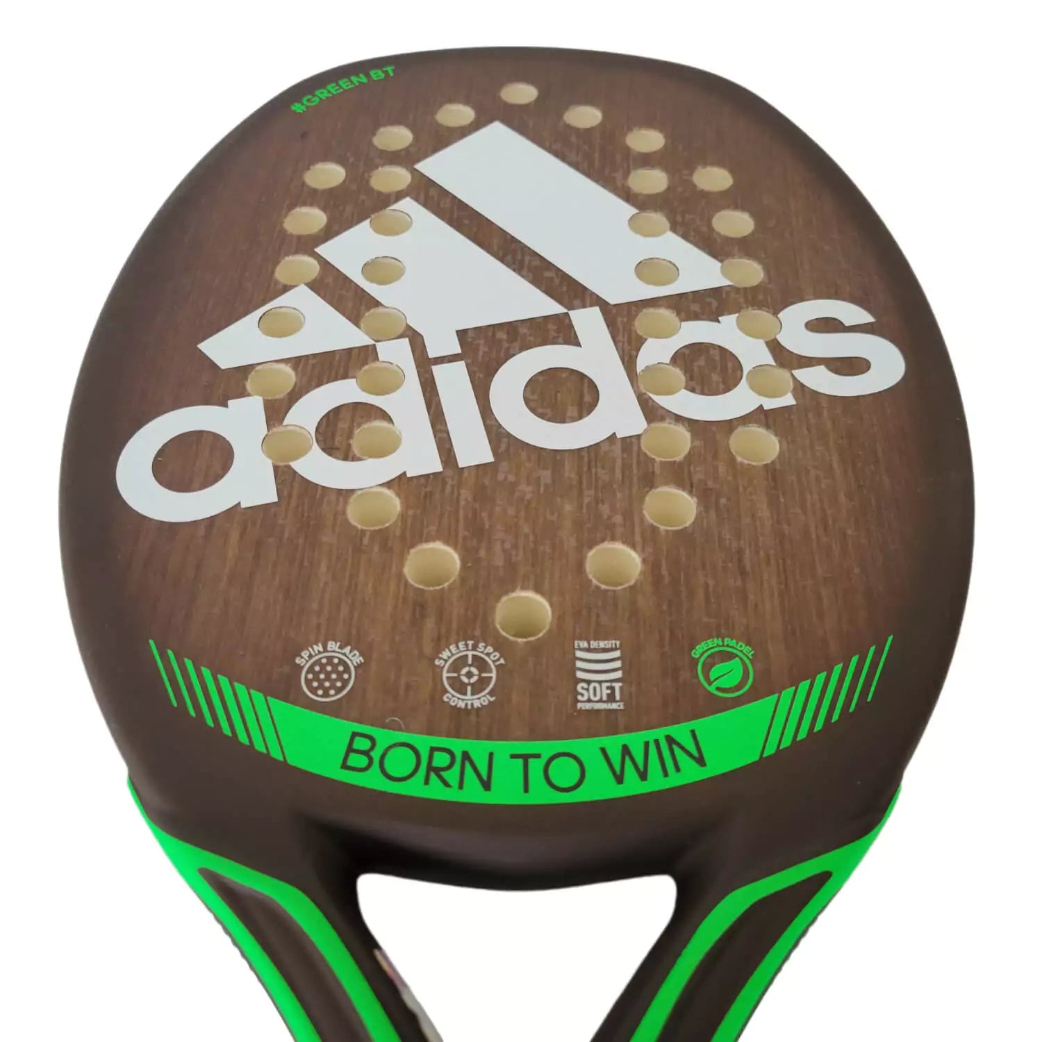 Adidas ADIPOWER 3.1 H24 GREEN Intermediate Beach Tennis Racket Paddle iamBeachTennis