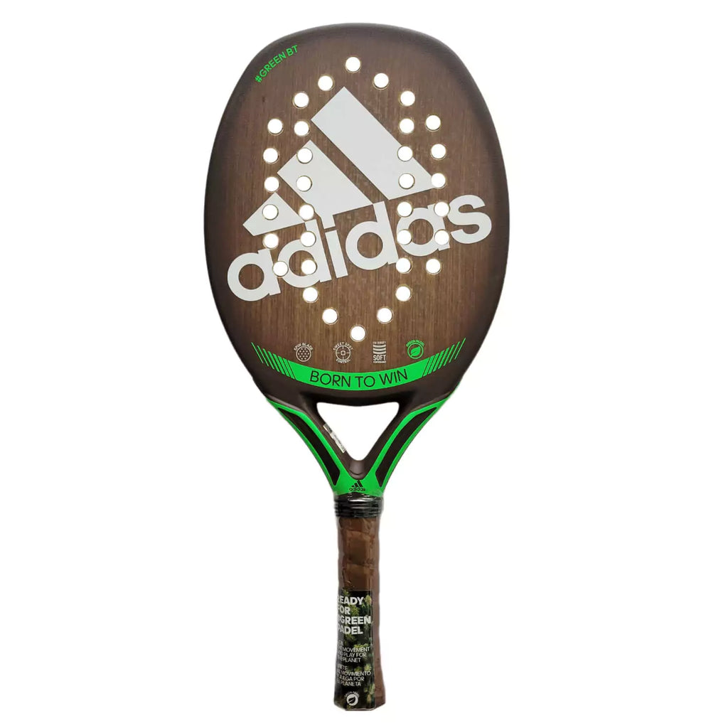 Adidas Racket Green Adidas ADIPOWER 3.1 H24 GREEN Intermediate Beach Tennis Racket / Paddle ...