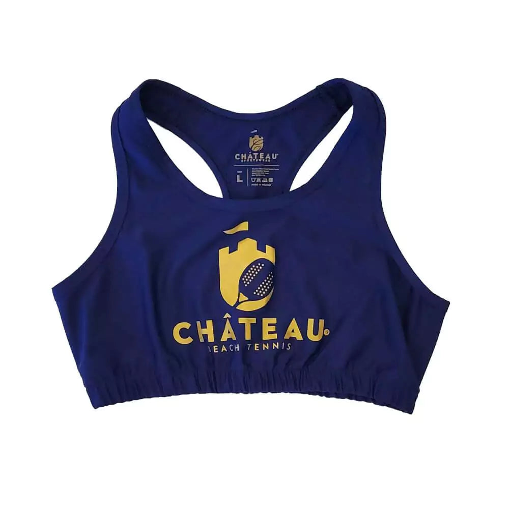 iamBeachTennis beach tennis boutique store - Chateau Sportswear brand beach tennis women's top color navy blue