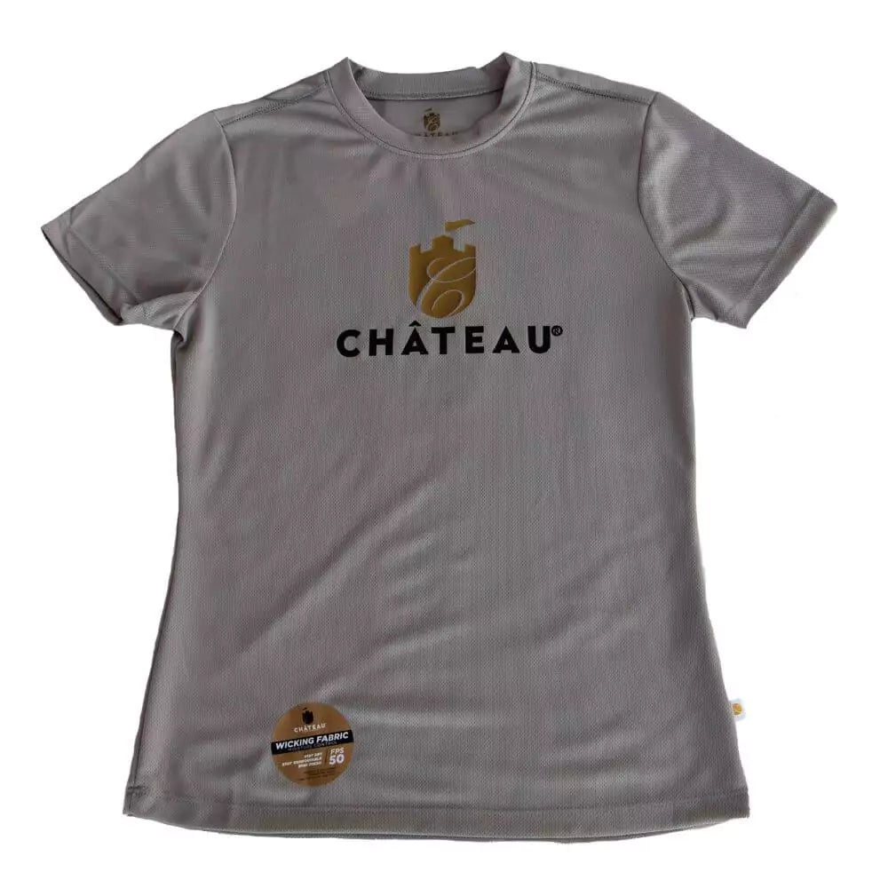 iamBeachTennis beach tennis boutique store - Chateau Sportswear brand classic women's t-shirt color light grey