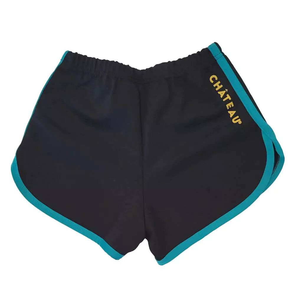 iamBeachTennis beach tennis boutique store - Chateau Sportswear brand classic women's shorts color black, back