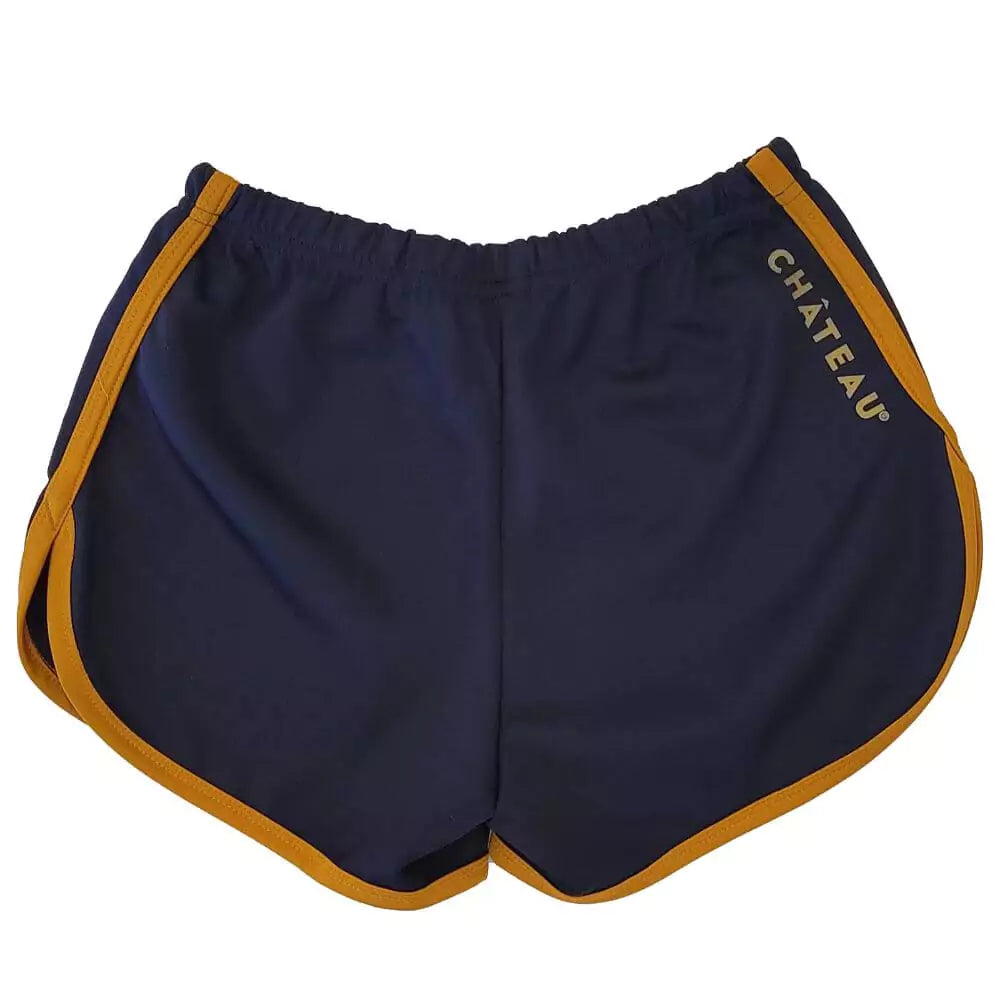 iamBeachTennis beach tennis boutique store - Chateau Sportswear brand classic women's shorts color navy blue, back