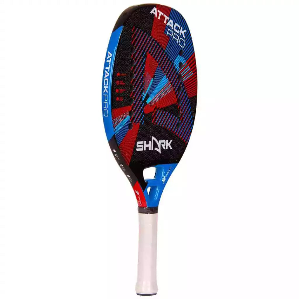 Shark ATTACK Beach Tennis Paddle / Racket (Racquet/Raquete ...