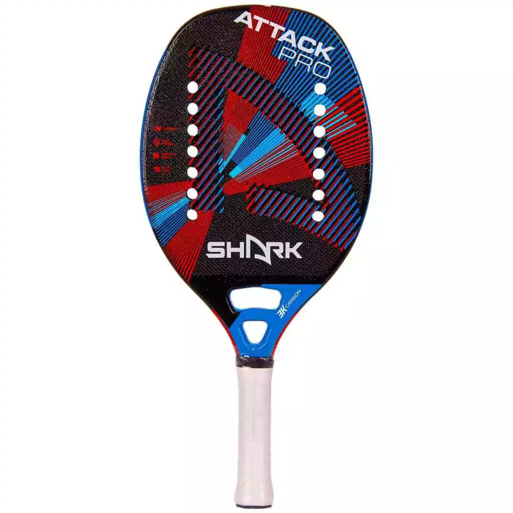 Shark ATTACK Beach Tennis Paddle / Racket (Racquet/Raquete ...