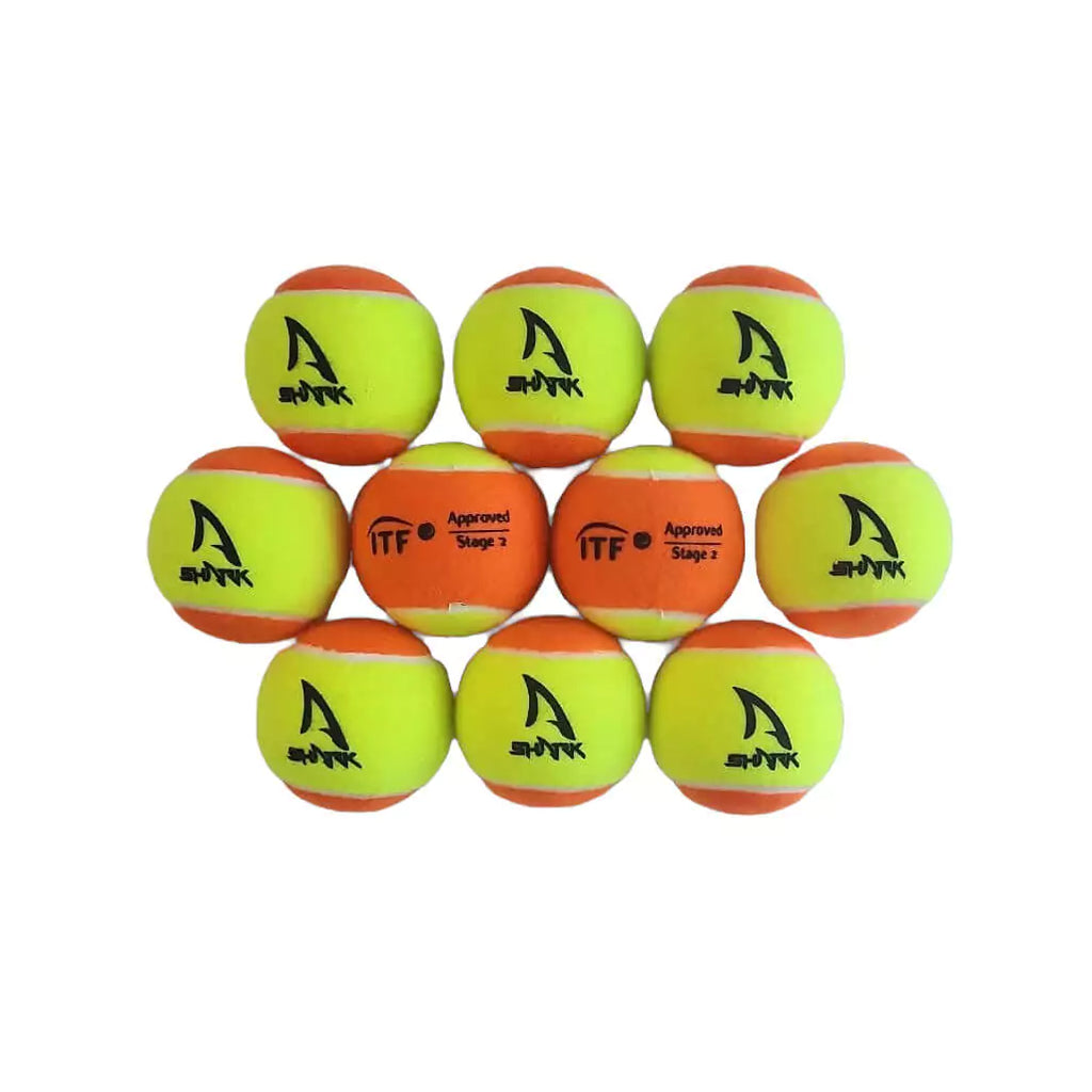 imbeachtennis store presents Shark Beach Tennis Balls, Stage 2 balls, in a 10 pack.