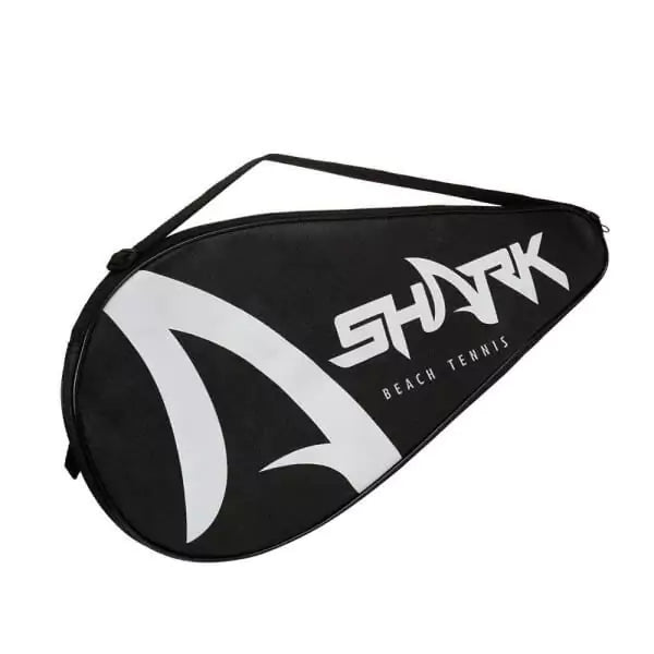 iambeachtennis online bt boutique depot Store, iamRacketSports - Shark Beach Tennis brand year 2023 beach tennis paddle cover. The Racket cover is for paddle model Shark STORM intermediate Advanced/Professional Beach Tennis racket / raquete.