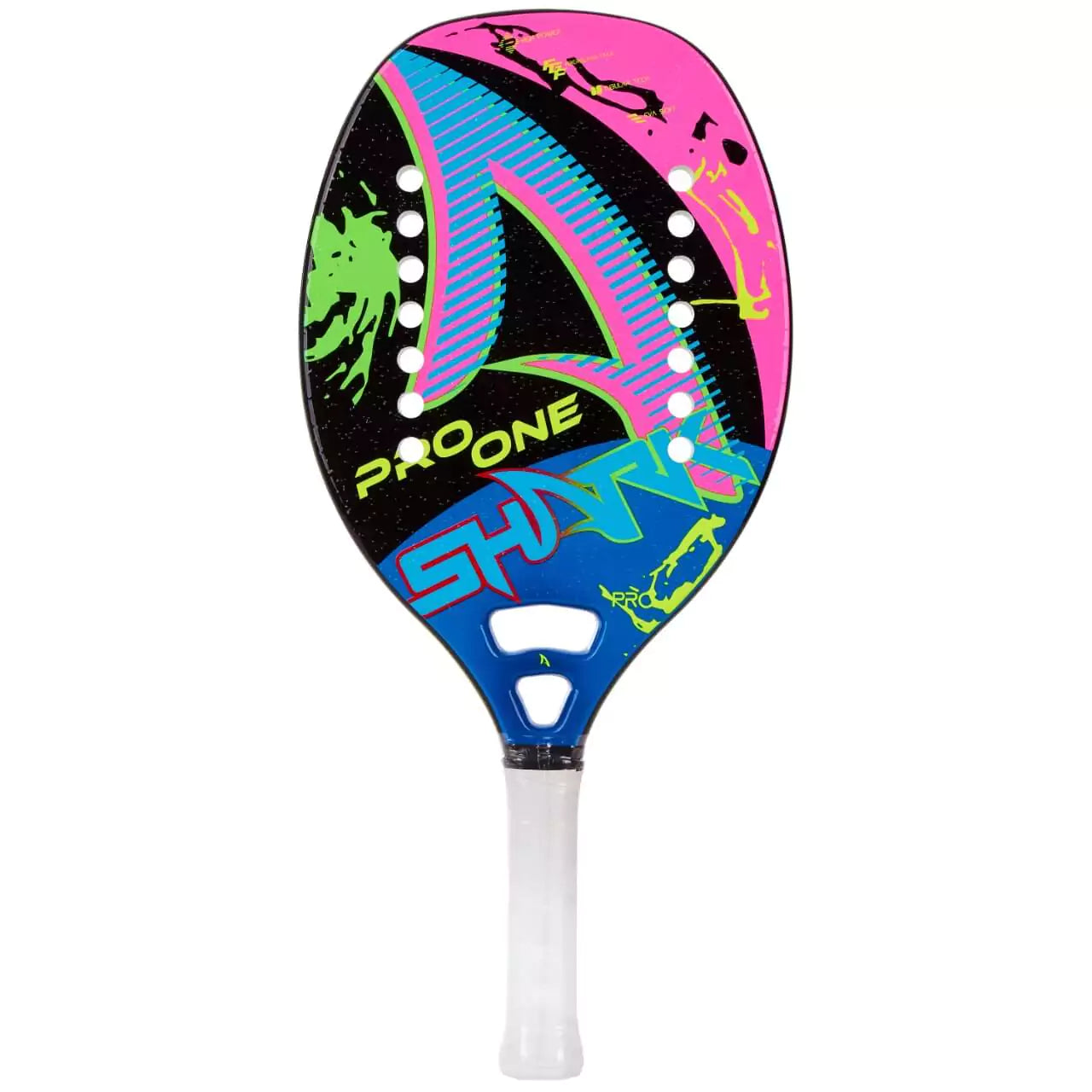 Shark PRO ONE Beach Tennis Paddle, Racket, Racquet, Raquete Shark PRO ONE Beach Tennis Paddle, Racket, Racquet, Raquete