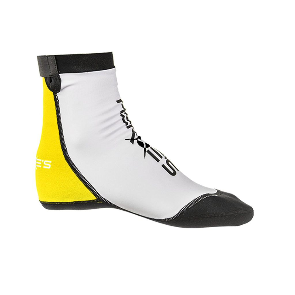 iamBeachTennis online store - Heroe's Italia beach tennis brand, HeroesFeet K Boots sand sock, Color Yellow, white and black.