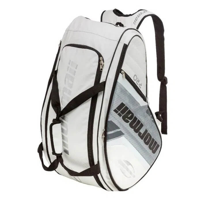 Shop I am Beach Tennis Boutique Depot Online Store - Mormaii Beach Tennis Pro Bag in White  - vertical orientation.