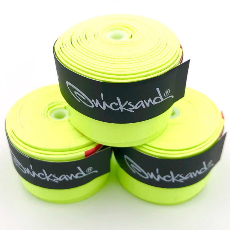 Shop Overgrips at iambeachtennis store - Quicksand beach tennis racket and paddle overgrip - color yellow