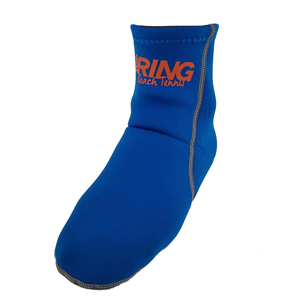 Brand: Top Ring Beach Tennis, Item: Top Ring Fit Sand Sock in blue