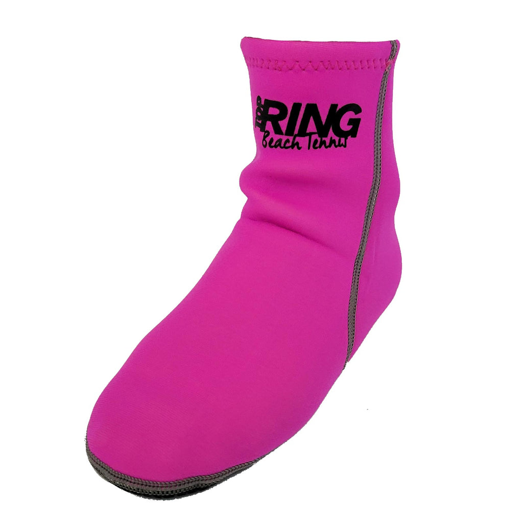 Brand: Top Ring Beach Tennis, Item: Top Ring Fit Sand Sock in pink