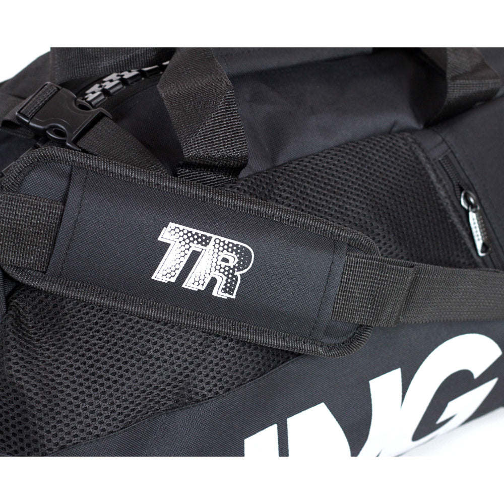 Top Ring beach tennis brand, Beach Tennis Paddle/Racket Multisport Club Bag, color black - top view