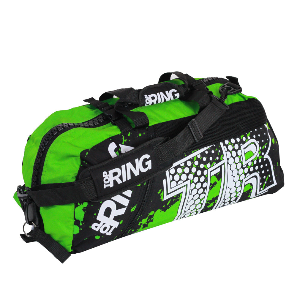 Top Ring beach tennis brand, Beach Tennis Paddle/Racket Multisport Club Bag, color green