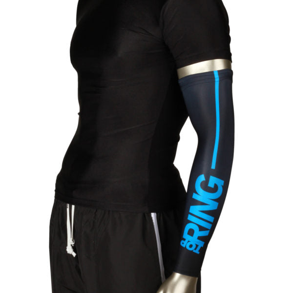 Top Ring beach tennis brand, black and blue Beach Tennis arm cover/sleeve