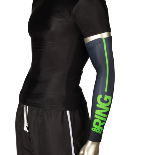 Top Ring beach tennis brand, black and green Beach Tennis arm cover/sleeve