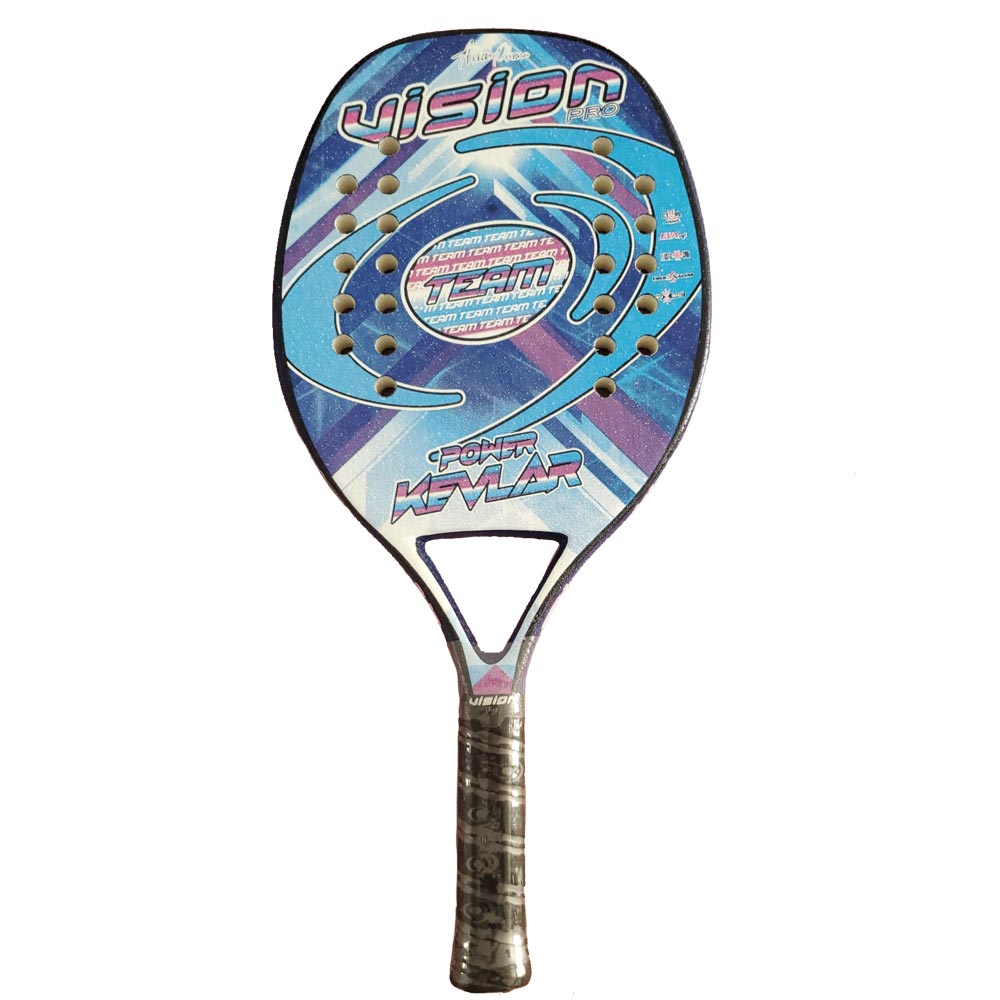 iambeachtennis BT shop beach tennis racket for sale, brand Vision beach tennis, paddle model Vision Power Kevlar Team 2022 Intermediate beach tennis racket / racquet